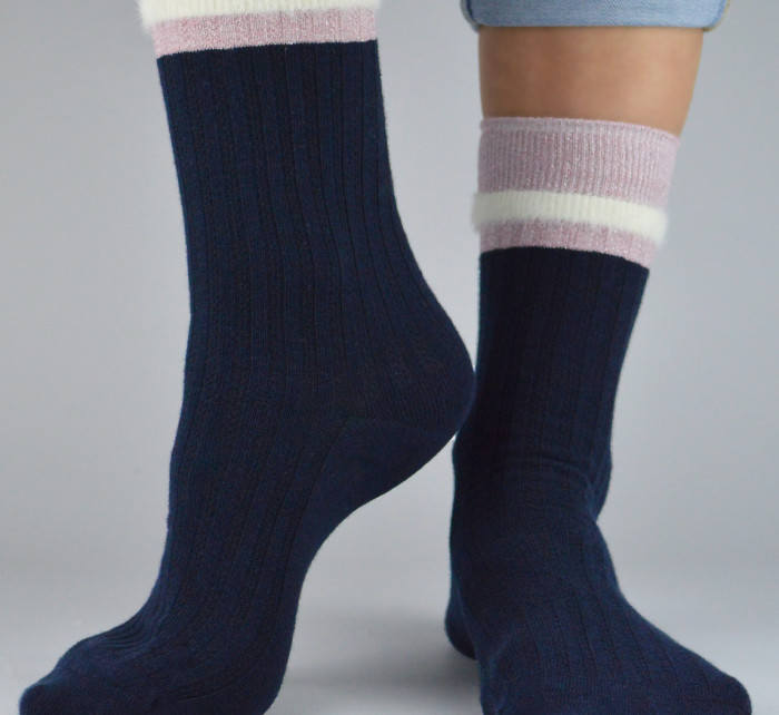 NOVITI Ponožky SB050-W-03 Navy Blue