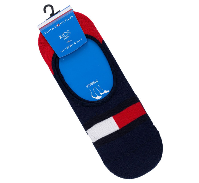 Ponožky Tommy Hilfiger 2Pack 394001001 Navy Blue/Red/Grey/White