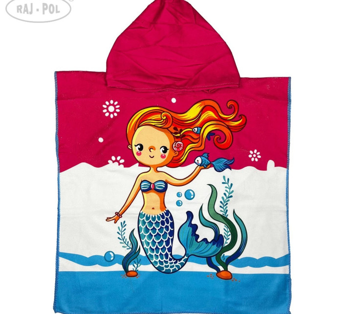 Raj-Pol Ručník Beach Poncho Mermaid Multicolour