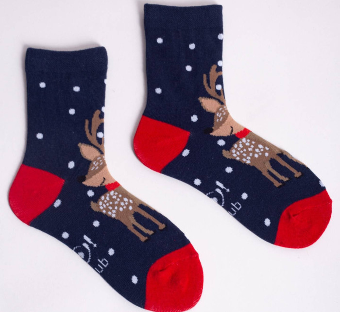 Vánoční ponožky Yoclub 3-Pack SKA-X045G-AA00 Vícebarevné