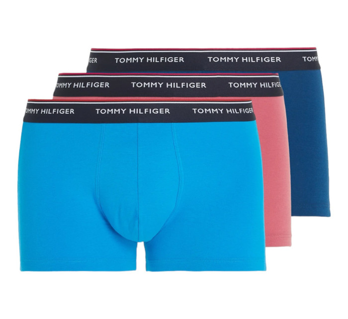 Tommy Hilfiger Spodky 3Pack 1U87903842 Námořnická modrá/tyrkysová/červená
