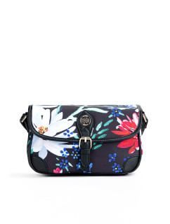 Monnari Bags Dámská kabelka s květinovým vzorem Multi Black