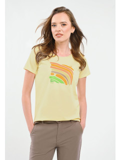 Volcano T-Shirt T-Shore Yellow