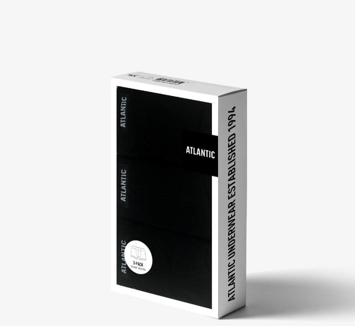 Pánské boxerky ATLANTIC 3Pack  - černé