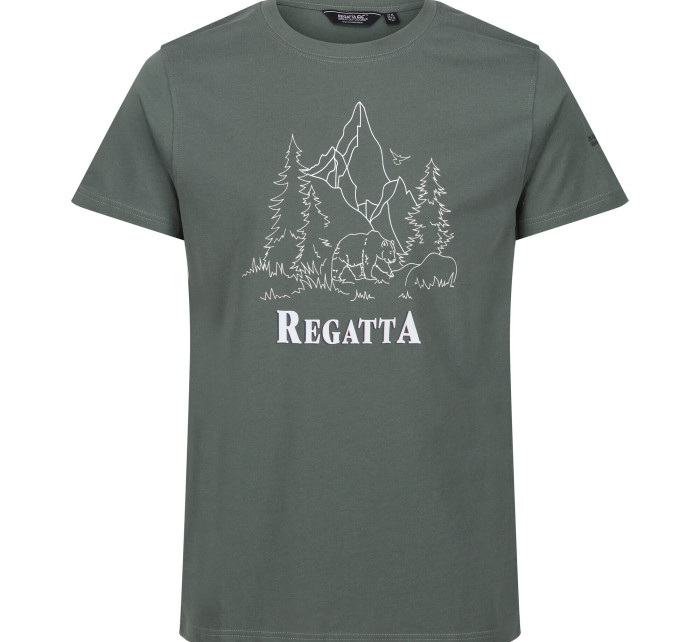 Pánské tričko Cline VII RMT263-U7Y khaki - Regatta