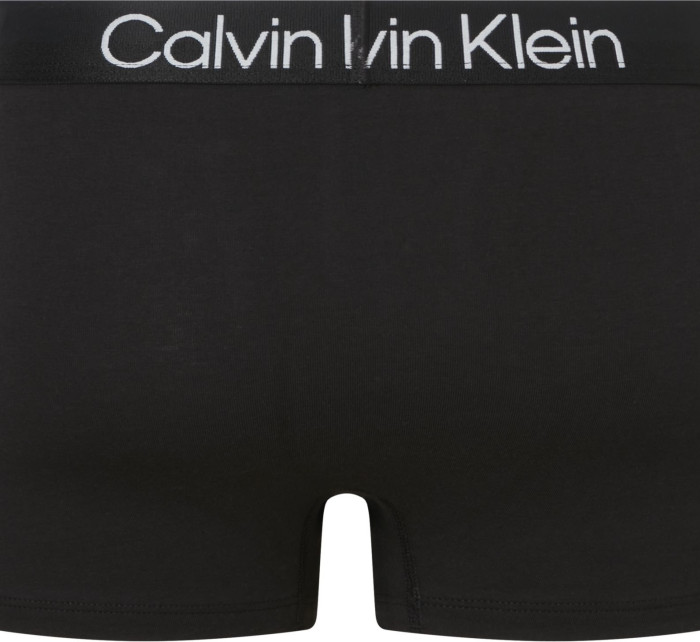 Pánské trenky 3 Pack Trunks Modern Structure 000NB2970A7V1 černá - Calvin Klein