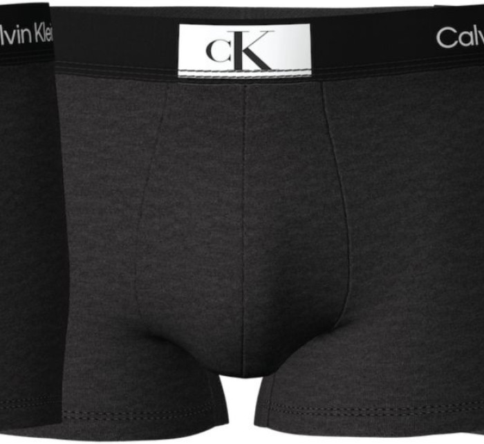 Pánské boxerky 3 Pack Boxer Briefs CK96 000NB3529AUB1 černá - Calvin Klein