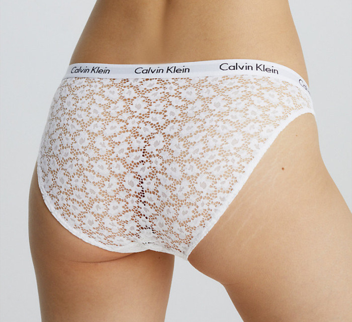 Dámské kalhotky Bikini Briefs Carousel 000QD3860E100 bílá - Calvin Klein