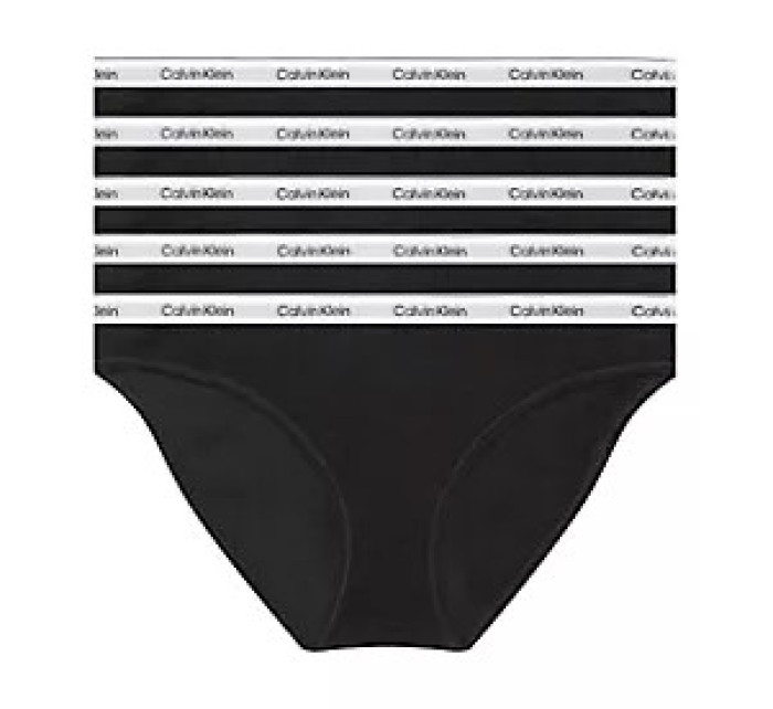 Dámské spodní prádlo 5 PACK BIKINI (LOW-RISE) 000QD5208EUB1 - Calvin Klein