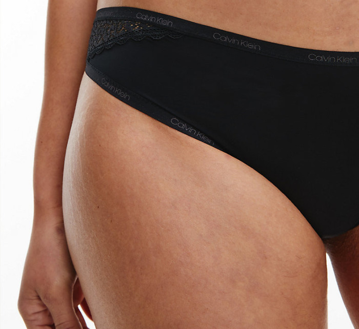 Dámské kalhotky Bikini Briefs Flirty 000QF5153E001 černá - Calvin Klein