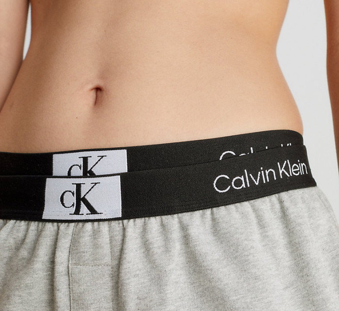 Dámské kalhoty Lounge Joggers CK96 000QS6943EP7A šedá - Calvin Klein