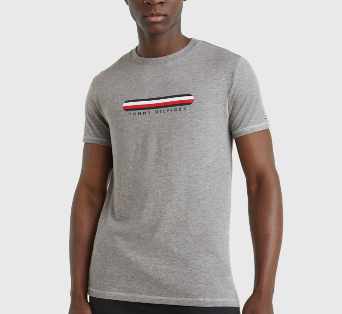 Pánské tričko SEACELL™ LOGO CREW NECK T-SHIRT UM0UM02348P4A šedá - Tommy Hilfiger