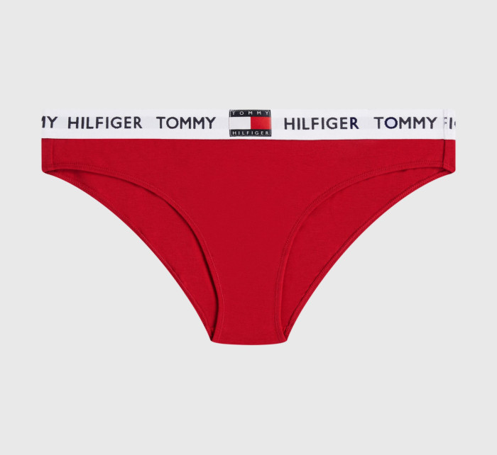 Dámské kalhotky TOMMY 85 STRETCH COTTON LOGO BRIEFS UW0UW02193XCN červená - Tommy Hilfiger