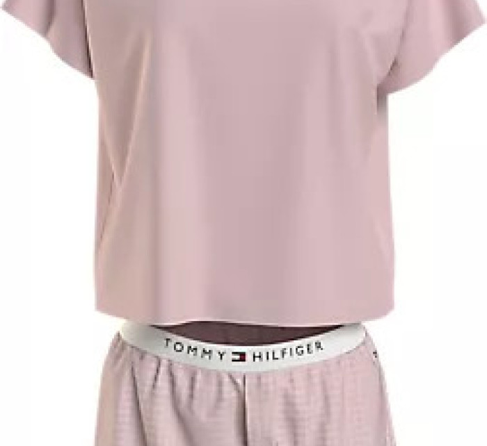 Dámské pyžamo SS JERSEY PJ SET UW0UW054250SK - Tommy Hilfiger
