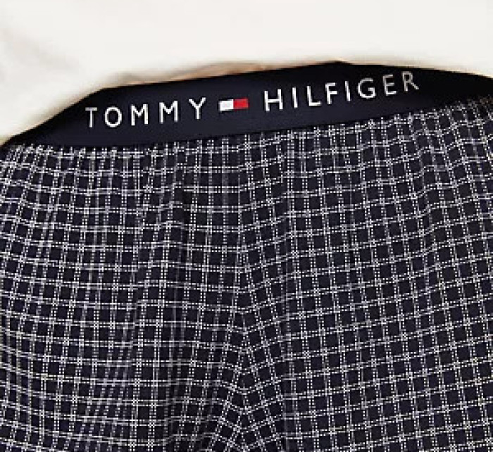 Dámské pyžamo SS JERSEY PJ SET UW0UW054250WD - Tommy Hilfiger